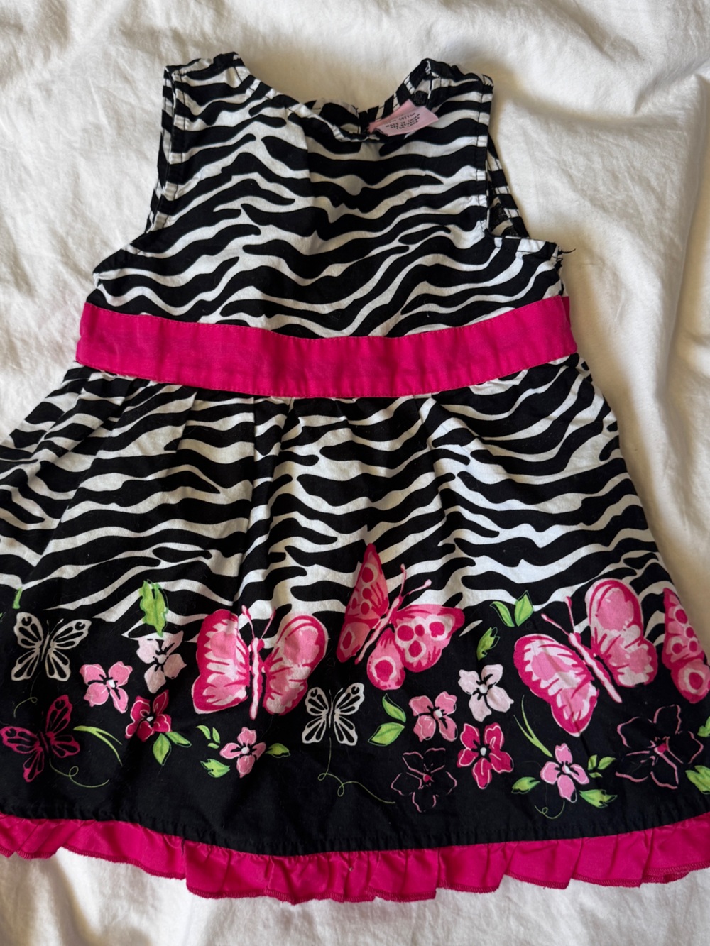 Vintage Y2K zebra dress